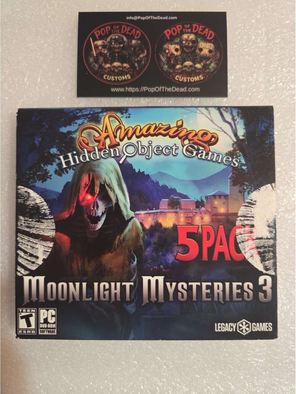 PC GAME Moonlight Mysteries 3 - Evil Stalks The Night (5 Games Included) T-Teen